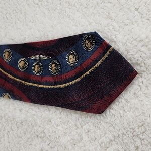 Conte di Milano tie vintage silk, colorful and fun!